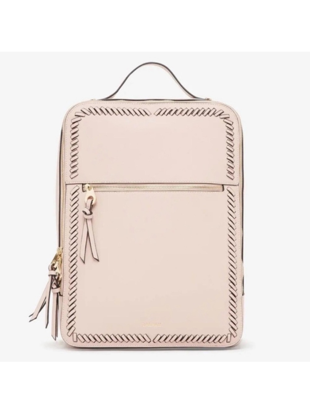Calpak Kaya Faux Leather Laptop Backpack